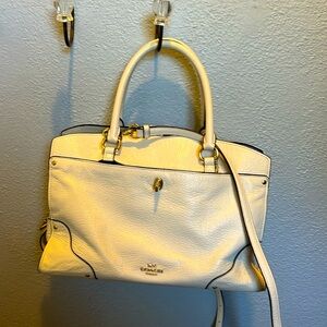 Coach handbag with an over the shoulder strap